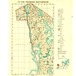 Kartta: Jäniskoski-Kolttaköngäs (1941). 772-3/450 Jäniskoski-Kolttaköngäs. Mitannut v. 1930 K.Voutilainen ja piirtänyt v. 1931 H.Finneman. Tilgmannin kivipaino 1941.