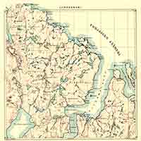 Kartta: Liinahamari (1928). Mitannut ja piirtänyt v.1926 L.Laine. Maanmittaushallituksen kivipaino, Helsinki 1928.